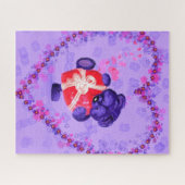 Liebe - für Sie - Niedlich Puzzle (Horizontal)