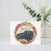 Liebe für Skye Terriers Postkarte (Stehend Vorderseite)