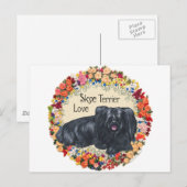 Liebe für Skye Terriers Postkarte (Vorne/Hinten)