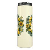 Liebe für Sonnenblumen Thermosbecher (Rückseite)