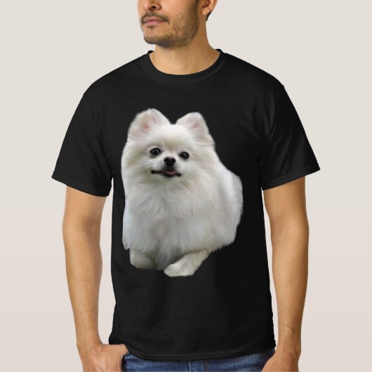 Liebe für Spitz anzeigen mit diesem niedlich T-Shirt (Vorderseite)