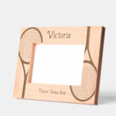 Liebe für Tennis - alles individuell einstellbar Geätzte Rahmen (Links)