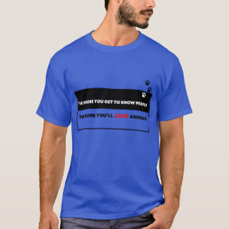 Liebe für Tiere Freund T-Shirt