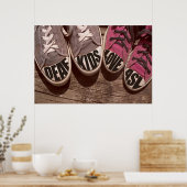 Liebe für Tote Kinder ASL 36" x 24" Poster (Küche)