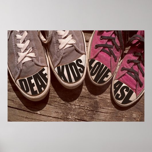 Liebe für Tote Kinder ASL 36" x 24" Poster (Vorne)