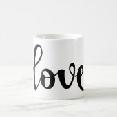 LIEBE für Valentinstag Kaffeetasse (Mittel)