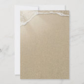 Liebe für Wasserfarben Flasche Brautparty Einladung (Rückseite)