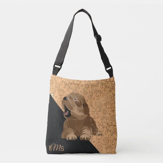 Liebe für Welpen Tragetaschen Mit Langen Trägern (Vorderseite)