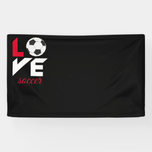 Liebe Fußball Banner
