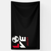 Liebe Fußball Banner (Vertikal)