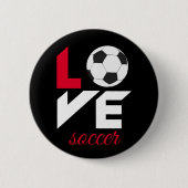 Liebe Fußball Button (Vorderseite)