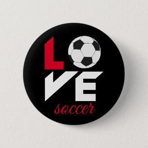 Liebe Fußball Button
