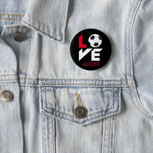 Liebe Fußball Button (Beispiel)