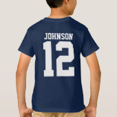 Liebe Fußball - essen, schlafen, wiederholen - Jun T-Shirt (Rückseite)