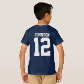 Liebe Fußball - essen, schlafen, wiederholen - Jun T-Shirt (Schwarz voll)