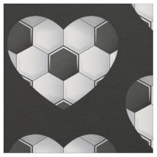 liebe Fußball Herz Sport athletisch Stoff