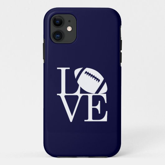 Liebe Fußball iPhone 5 Hülle (Rückseite)
