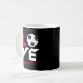 Liebe Fußball Kaffeetasse (Vorderseite Links)