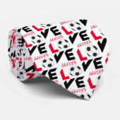 Liebe Fußball Krawatte (Gerollt)