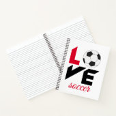 Liebe Fußball Notizblock (Innenseite)