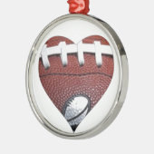 LIEBE-FUSSBALL ORNAMENT AUS METALL (Links)