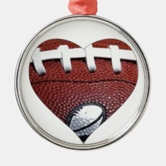 LIEBE-FUSSBALL ORNAMENT AUS METALL