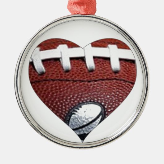 LIEBE-FUSSBALL ORNAMENT AUS METALL (Vorne)