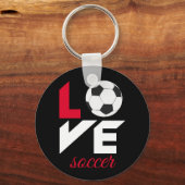 Liebe Fußball Schlüsselanhänger (Vorderseite)