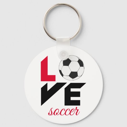 Liebe Fußball Schlüsselanhänger (Vorderseite)