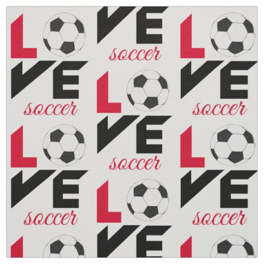 Liebe Fußball Stoff (Muster)