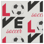 Liebe Fußball Stoff (Nahaufnahme)
