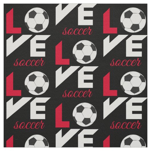 Liebe Fußball Stoff (Muster)