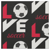 Liebe Fußball Stoff (Nahaufnahme)