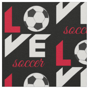 Liebe Fußball Stoff