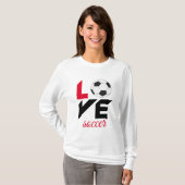 Liebe Fußball T-Shirt (Vorne ganz)