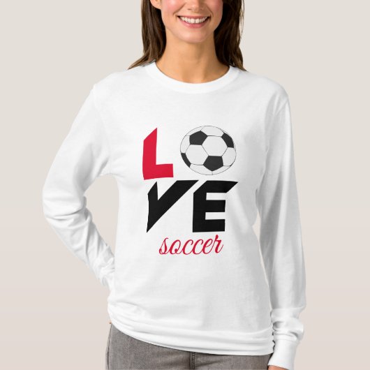 Liebe Fußball T-Shirt (Vorderseite)