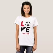 Liebe Fußball T-Shirt (Vorne ganz)