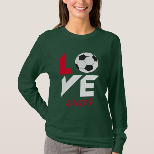 Liebe Fußball T-Shirt (Vorderseite)