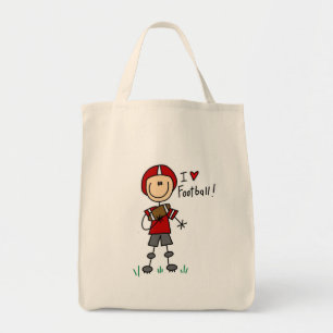 Liebe-Fußball-T - Shirts und Geschenke des Tragetasche