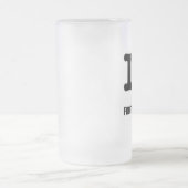 Liebe-Fußballbier I Mattglas Bierglas (Mittel)