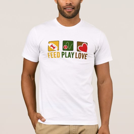 Liebe füttre T-Shirt (Vorderseite)