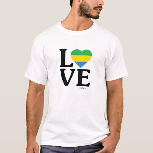 Liebe Gabon T-Shirt (Vorderseite)