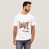 Liebe Gaga Life Pumpkin HerbstHalloween T-Shirt (Vorne ganz)