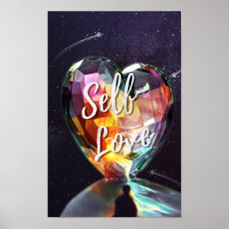Liebe Galaxy Herz Poster Inspiration 11x17