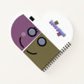 Liebe-Game-Paar Notizblock (Rückseite)