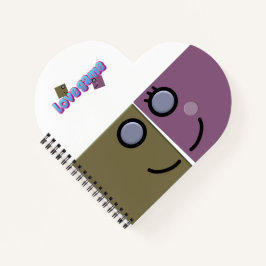 Liebe-Game-Paar Notizblock