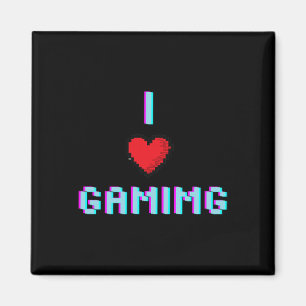 Liebe Gaming Video Game Heart Gamer Magnet