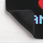 Liebe Gaming Video Game Heart Gamer Mousepad (Ecke)