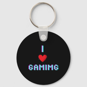 Liebe Gaming Video Game Heart Gamer Schlüsselanhänger