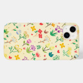 Liebe Garden Spring Flowers & Hearts Case-Mate iPhone Hülle (Rückseite (Horizontal))